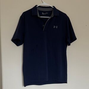 Under Armour Men's Dark Blue Polo Shirt
